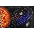 thumbnail image 3 of FREEAM Outer Space Area Rug 3'x5', Solar System Polyester Area Rug Mat for Living Dining Dorm Room Bedroom Home Decorative, 3 of 5
