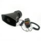 thumbnail image 2 of Bocina de alarma con sirena fuerte para coche, 2 V, 100 W, altavoz de advertencia, megáfono de mano, 7 tonos, resistente al agua, boca cuadrada, 2 of 5
