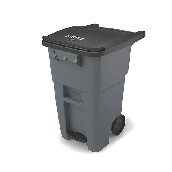 Contenedor Brute Step On Rollout Rubbermaid 50 Gal, Gris Rubbermaid 1971956