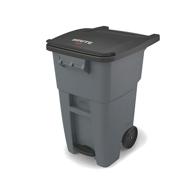 Contenedor Brute Step On Rollout Rubbermaid 50 Gal, Gris Rubbermaid 1971956