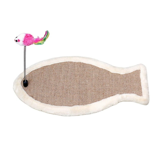 DOLITY Cat Scratcher and Cat Teaser Scratch Resistant Playing Scratching Lounge Bed
