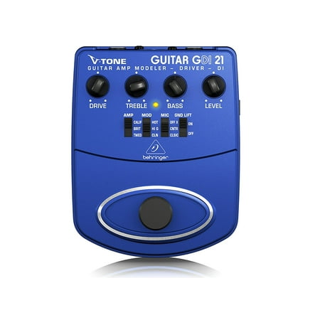 V-TONE GUITAR DRIVER DI GDI21, Analog guitar modeling preamp/stompbox with DI recording output By Behringer From