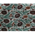 thumbnail image 4 of oneOone Georgette Viscose Fabric Leaves & Floral Block Printed Craft Fabric BTY 42 Inch Wide, 4 of 4