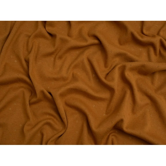 Minerva Core Range Baby Soft Pointelle Jersey Stretch Knit Fabric - per yard