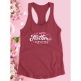 thumbnail image 3 of Mother's Day Pink Banner Racerback Tank Women -Image by Shutterstock, Female Small, 3 of 4