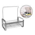 thumbnail image 3 of Organizador de cocina, escurridor de acero inoxidable para fregadero, soporte para esponja, toallero, cepillo para jabón L, 3 of 9