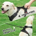 thumbnail image 6 of Astarin No Pull Dog Harness for Dogs,No Choke Front Clip Dog Reflective Harness, Adjustable and Comfortable for Easy Walking, Adjustable 2 Metal Rings 3 Buckles,Black/S, 6 of 6