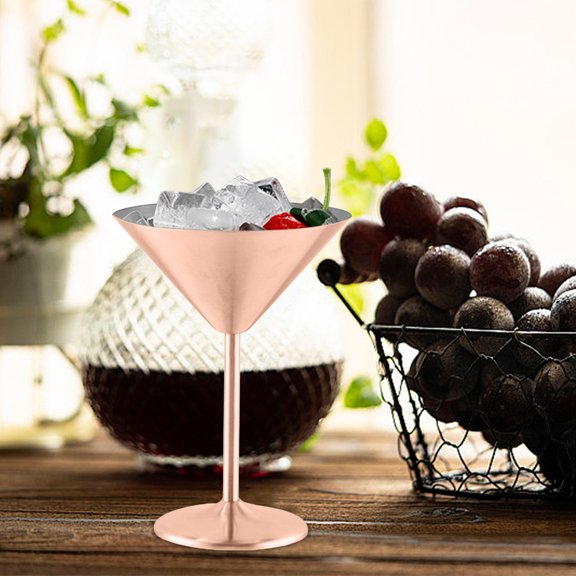 Clearance! Bpyeka Water Cup 304 Stainless Steel Red Wine Glass Layer Goblet Restaurant,stainless Steel Wine Glass.220ml Home and Kitchen