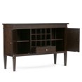 thumbnail image 3 of Atlin Designs Sideboard and Wine Rack in Tobacco Brown, 3 of 5
