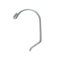 thumbnail image 5 of NAHANCO #1505 17" White Medium Weight Plastic Shirt Hangers (Pack of 100), 5 of 5