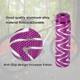 thumbnail image 3 of Motoforti Pair Wave Stripes Axle Rear Foot Pegs Footrests Aluminum Alloy for Bike Bicycle Fit 3/8 Inch 100x28mm Purple, 3 of 7