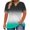 Green, variant on Uaswgudfs Women's Plus Size Gradient Color Oversized Blouse – Casual Short Sleeve Midi Tunic Tee for Everyday Summer Wear