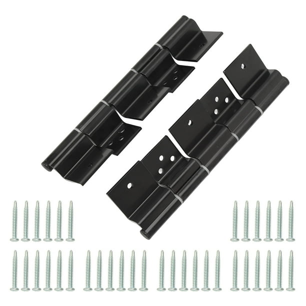 TKSE Bisagra De Fricción Para Puerta De Entrada, 2 Piezas Bisagra De Fricción Para Puerta De Entrada Para RV Funcionamiento Suave De Metal Alta Resistencia Negro Fácil Instalación Para Remolque De Qui