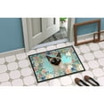 thumbnail image 4 of Carolines Treasures CK3398MAT Siamese Spring Flowers Door Mat Indoor Rug or Outdoor Welcome Mat 18x27 Doormat 27"L x, 4 of 4