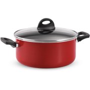 Tramontina 5-Quart EveryDay Non-Stick Covered Dutch Oven, Red