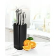 thumbnail image 3 of Dura Living Universal Knife Block Holder, Stainless Steel Organizer, Space-Saving Storage (Knives Not in Included), 3 of 6