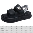 thumbnail image 2 of Sandalias de plataforma con puntera abierta zapatos de vestir casuales sandalias de vestir con correa al tobillo para mujer, 2 of 9