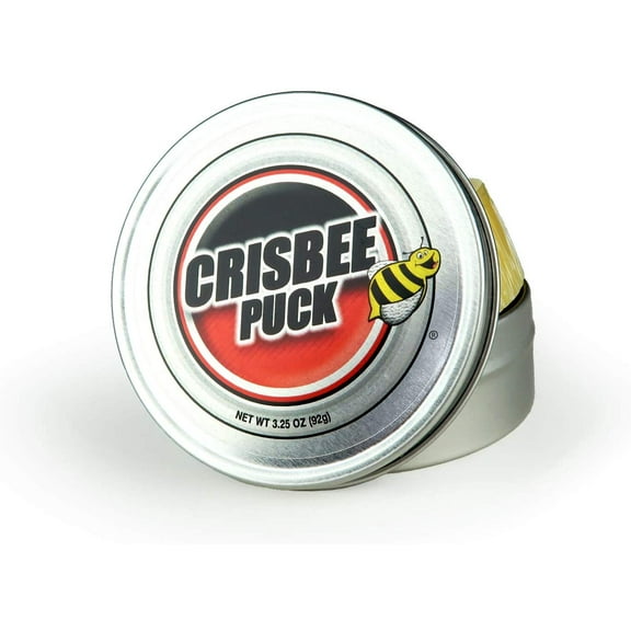 Crisbee Puck Tin Original Cast Iron Seasoning Oil & Conditioner - Plant Based Oils With Beeswax