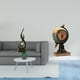 thumbnail image 2 of Escultura abstracta de fuego, estatua de resina, figura de escritorio, figura de globo terráqueo, reloj de mesa, adorno único adecuado para oficina, s, 2 of 8