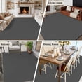 thumbnail image 5 of Dark Gray Washable Area Rug 5x7 Solid Color Low-Profile Large Area Rugs with Non Slip Backing Indoor Floor Carpet for Entrance Living Room Bedroom Home Office, 5 of 9
