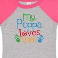 thumbnail image 4 of Inktastic My Poppa Loves Me Boys or Girls Baby Bodysuit, 4 of 5