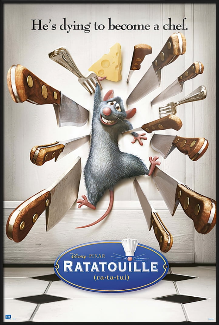 Ratatouille Framed Disney / Pixar Movie Poster (Regular Style) (Size