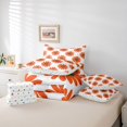 thumbnail image 6 of jejeloiu Orange Daisy 7-Piece Twin Bedding Sets,Rustic Floral Flowers Bedding Comforter Set For Girls Teens Reversible, 6 of 8