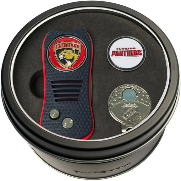 Team Golf NHL Tin Gift Set with Switchfix Divot Tool, Cap Clip and Ball Marker