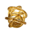 thumbnail image 2 of Escultura Nudo de Cristal Dorado Creaciones Dekora  15cm, 2 of 6