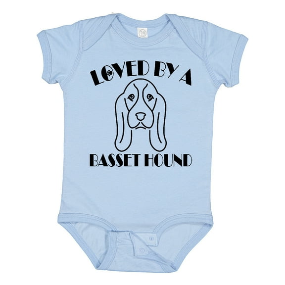 Inktastic Basset Hound Dog Boys or Girls Baby Bodysuit