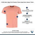 thumbnail image 4 of CTM  Comfort Colors Dyed Short Sleeve T-Shirt (Men Big & Tall), 4 of 4