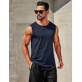 thumbnail image 5 of COOFANDY Men Sleeveless Shirts Muscle Tank Tops Gym Bodybuilding Tops Workout Shirts Boxing Tee, 5 of 6