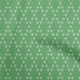 thumbnail image 1 of oneOone Cotton Jersey Green Fabric Argyle Dress Material Fabric Print Fabric By The Yard 58 Inch Wide, 1 of 4