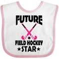 thumbnail image 3 of Inktastic Future Field Hockey Star Girls Baby Bib, 3 of 4