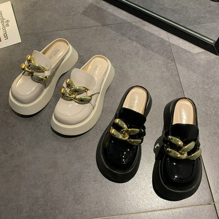 

Women s Half Shoes Soft and Comfortable Fashion Versatile Foot Wear 39 A