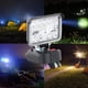 thumbnail image 5 of Luz de trabajo LED portátil, luz de inundación, lámpara de luz de carpa con batería, luces de punto al aire libre para pesca, iluminación del hogar, Cuadrado 11x12cm Baoblaze Luz de trabajo al aire libre, 5 of 8