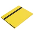thumbnail image 3 of Card Binder 20 Pages 9 Pocket Large Capacity Colored Cover Card Collection Storage Album for Game Card Storage Yellow, 3 of 5