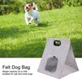 thumbnail image 1 of Bolsa de gato portátil para casa bolsa de gato de fieltro plegable cortinas de malla lavables transpirables extraíbles para gatos pequeños y perros para Hospital ANGGREK Otros, 1 of 9