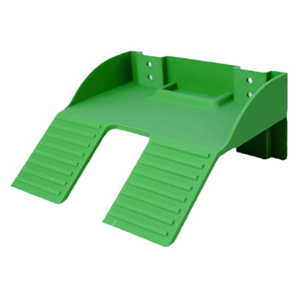 Plataforma para que las tortugas tomen el sol, rampa para tortugas, rampa de escalada versátil, decoraciones para acuarios Verde