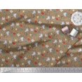 thumbnail image 2 of Soimoi Polyester Crepe Fabric Book,Magnifier & Telescope Education Theme Print Sewing Fabric Yard 52 Inch Wide, 2 of 3