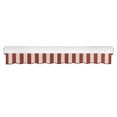 thumbnail image 5 of Awntech 24' x 10' Full Cassette Manual Patio Retractable Awning, Burgundy/Tan Stripe, 5 of 7
