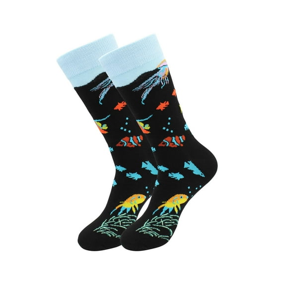 Sick Socks - Aquarium Fish - Animal Pets Designer Socks