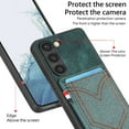 thumbnail image 5 of ELEHOLD for Samsung Galaxy S22 Plus, Wallet Phone Case,Slim Leather Shockproof Lens Protector with Card Slot Anti-Scratch Case Cover,Support Magnetic Car Mount, green, 5 of 8