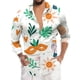 thumbnail image 2 of Playeras Básicas Algodon Para Hombre, Conjunto De Dos Piezas De Camiseta Y Pantalones Cortos De Manga Corta Con Estampado Completo Y Pantalón Corto., 2 of 5