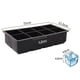 thumbnail image 5 of 2 Pack Silicone Ice Cube Trays 8 Square Cubes Per Tray Ideal For Whiskey, Cocktails, Soups, 5 of 5