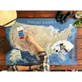 thumbnail image 2 of GeoJango United States USA Map Poster with States - Voyager (30x20 inches), 2 of 8