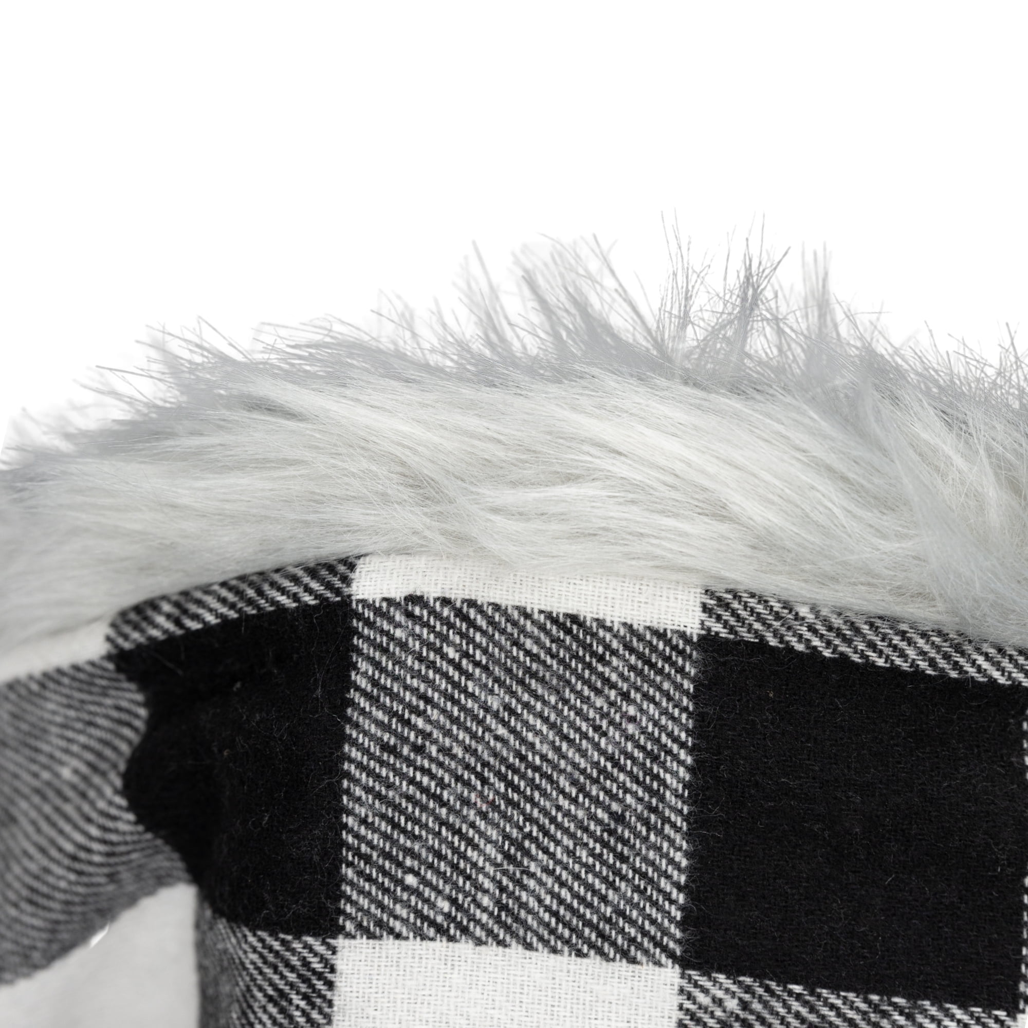 Vibrant Life Winter Coat for Cats & Dogs, Buffalo Plaid, White and Black, Extra Small