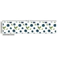 thumbnail image 2 of Ambesonne Fruit Fabric by the Yard Upholstery, Blueberry Drawing Leaves Art, 3 Yards, Petrol Blue White Green, 2 of 4