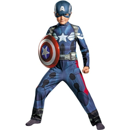 Captain America Movie Boys Child Halloween Costume, One Size, L (10-12)