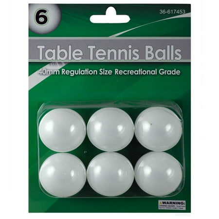 Ping Pong Balls Party Game Fun Table Tennis Balls 40 Mm Pack Of 6